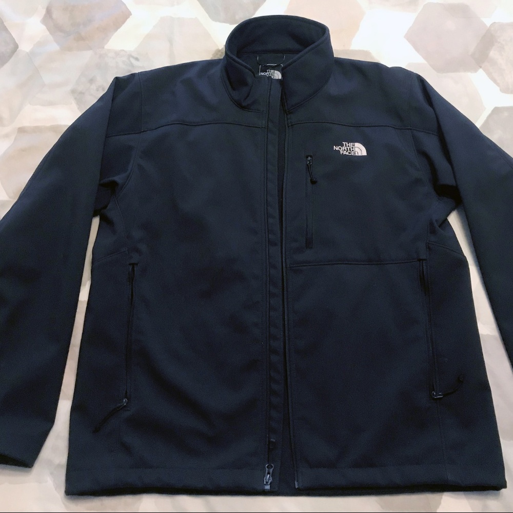 Men's Black North Face Apex Soft Shell Jacket